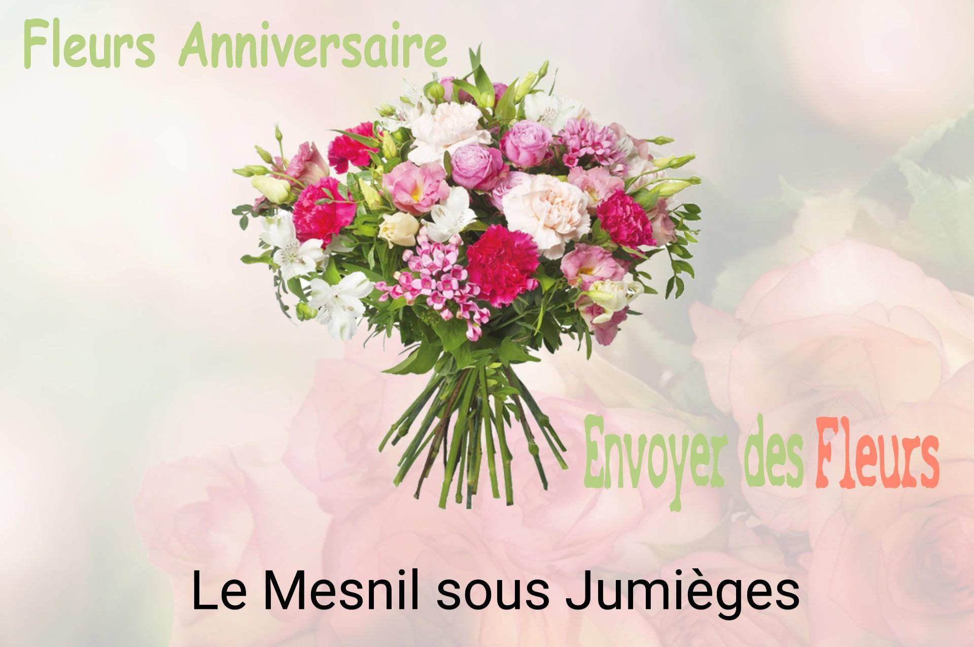 Bouquet de fleurs d’anniversaire livré à Le Mesnil-sous-Jumièges